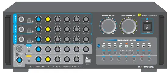 Martin MA-3000HD Professional Digital Mixing Amplifier