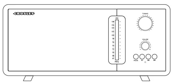 CROSLEY CR3037B Harmony Radio-fig1