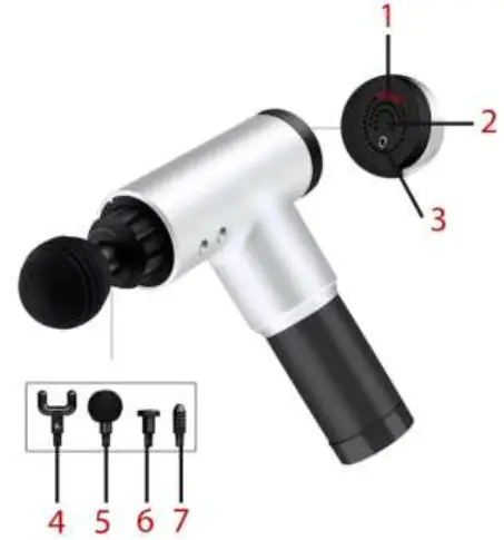 S-MANIA Workit Massage Gun Fig2