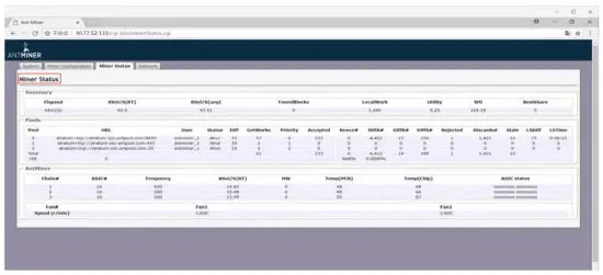 BITMAIN Antminer Z9 Profitability Server - server