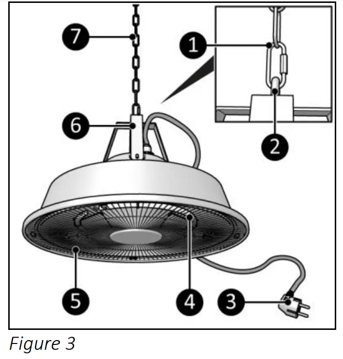 EUROM 336009 Partytent Heater Sail - fig 3