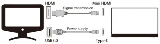 msi MAG162V Portable Monitor - HDMI