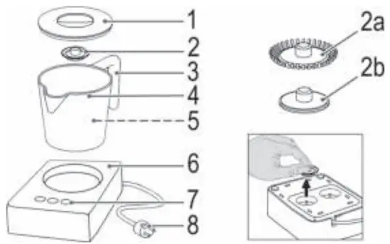 PROFI-COOK-PC-MS-1032-Milk-Frother-Stainless-Steel-600W-Overview