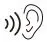 HEARING WARNING ICON