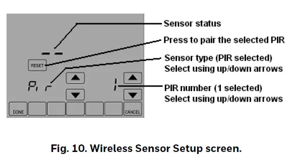 Honeywell TB3026B BACnet Fixed Function Thermostat fig 10