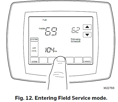 Honeywell TB3026B BACnet Fixed Function Thermostat fig 12