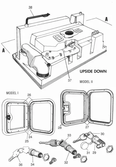 THETFORD C4 Bench Cassette Toilet - 7