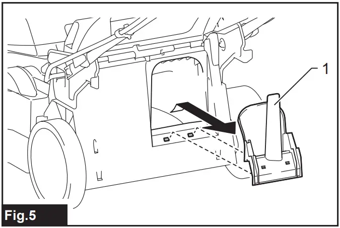Removing the mulching plug