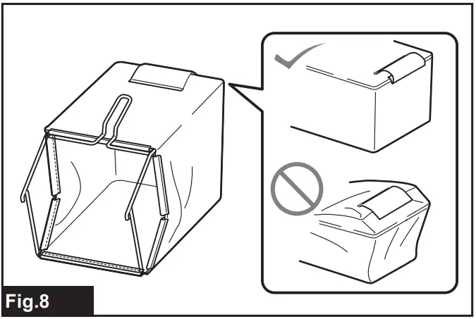 Assembling the grass basket