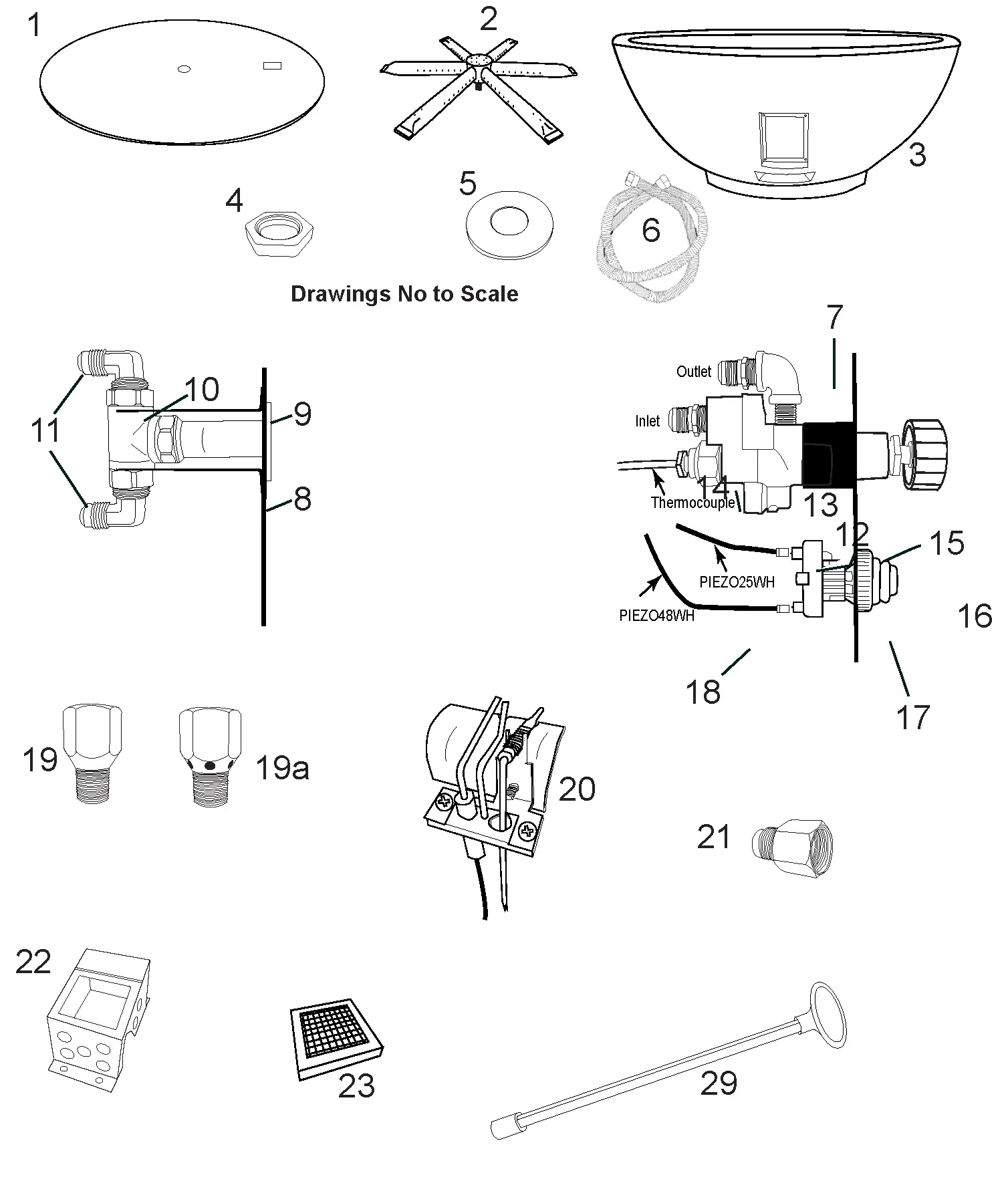 SANCTUARY 2 & 3 REPLACEMENT PARTS