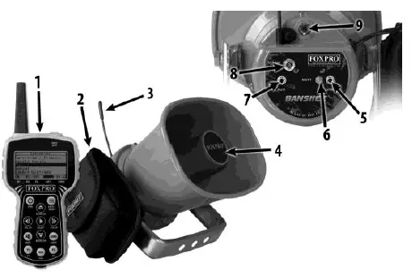 FOXPRO Banshee Digital Game Call with Remote Control-fig 1