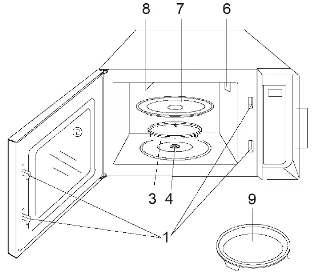 KLARSTEIN 10031895 Microwave Instruction 02
