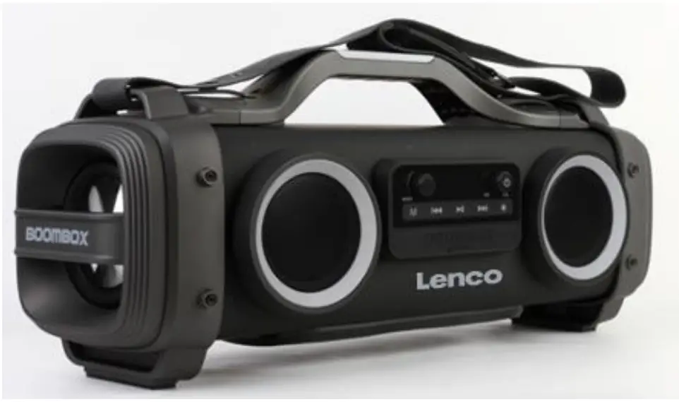 Lenco SPR 200 Splashproof Bluetooth Speaker FM radio USB