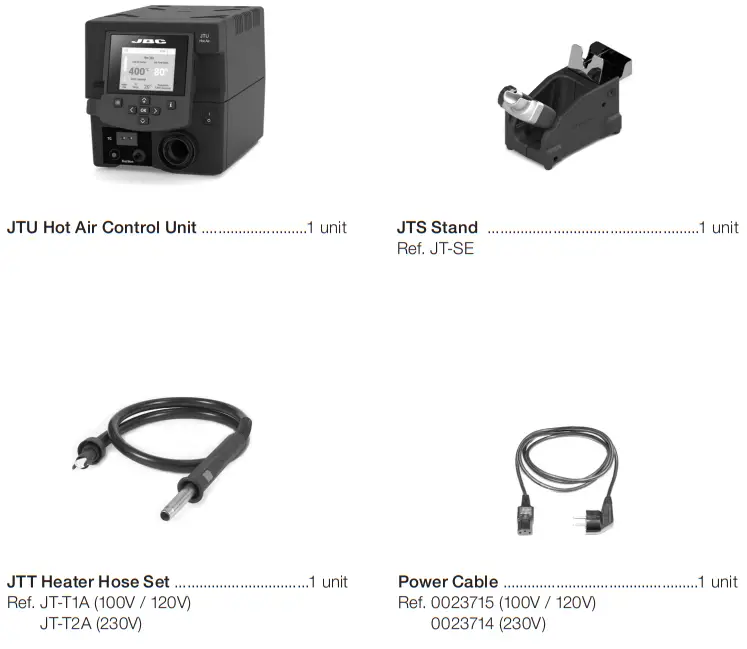 JBC JTSE 1QA (100V120V)Hot Air Station Extractor Desk - Fig