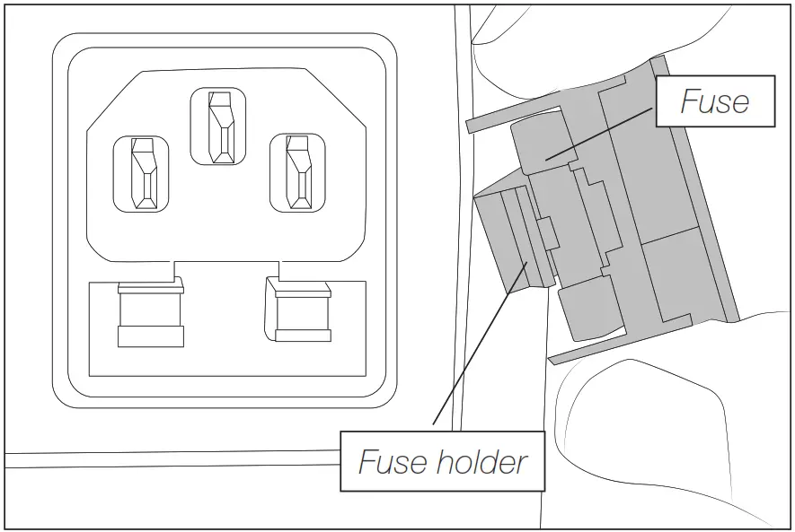 JBC TESE 1QA (100V 120V) Precision Hot Air Station - Fuse