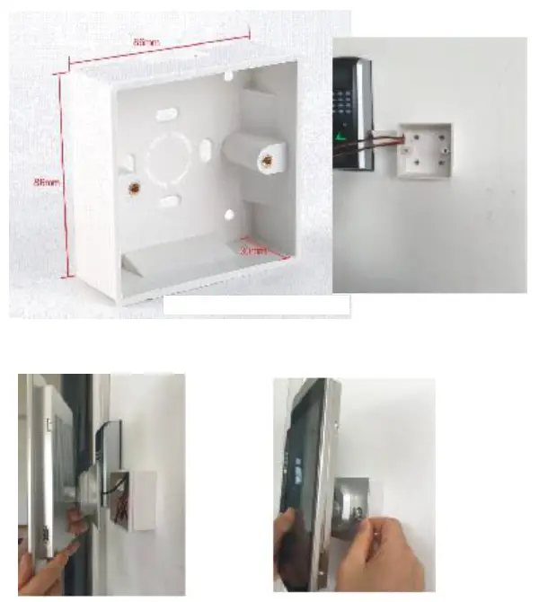 ONLOGIC CWMJ 8 8 Inch Ultra Thin Face Temperature Detection Terminal - cable