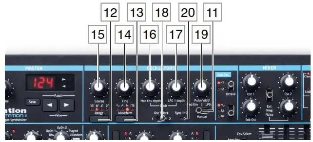 novation Bass Station II keyboard - BASS STATION II IN DETAIL