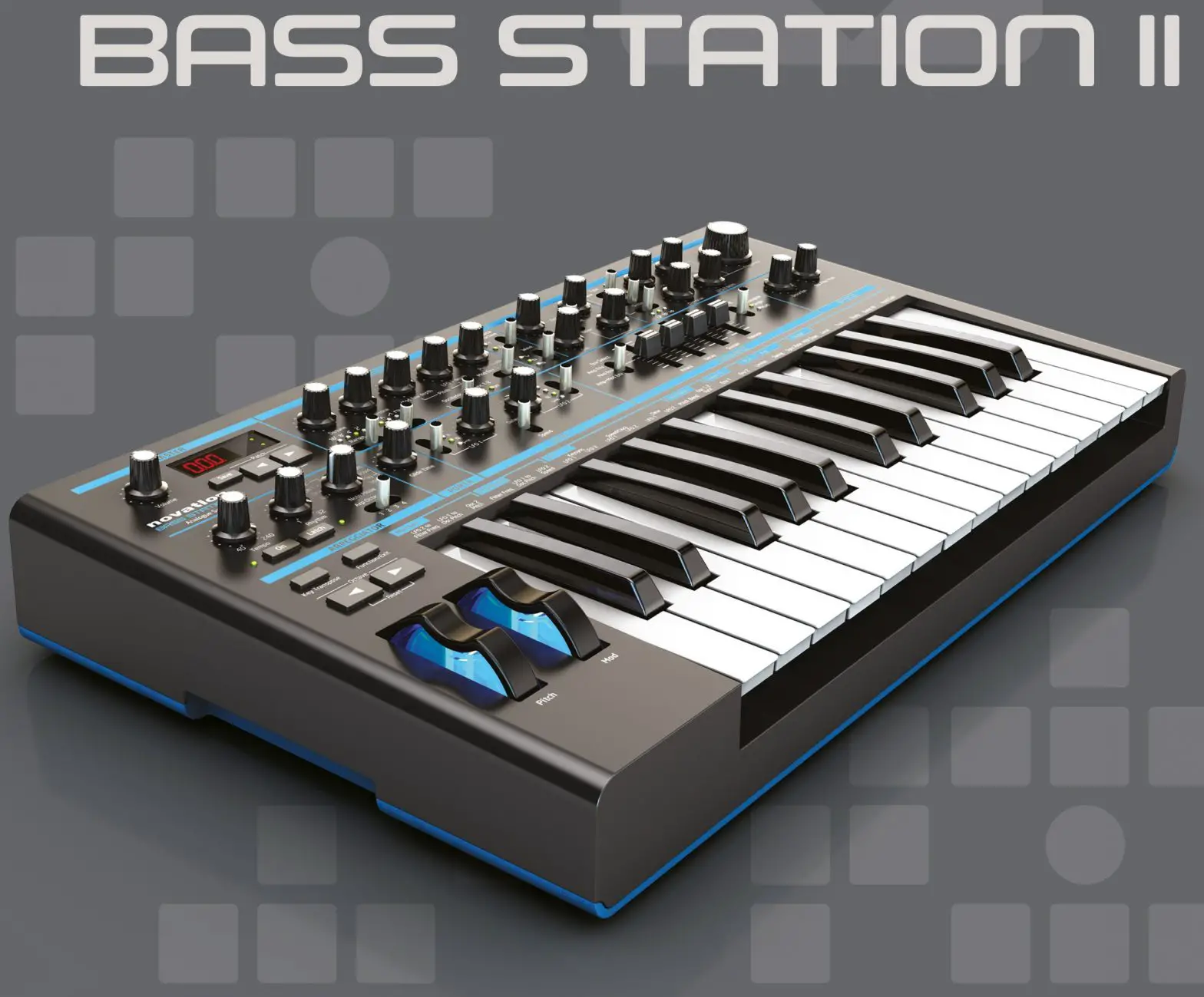 novation Bass Station II keyboard - Cover