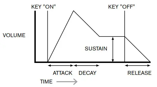 novation Bass Station II keyboard - Envelopes And Amplifier 4