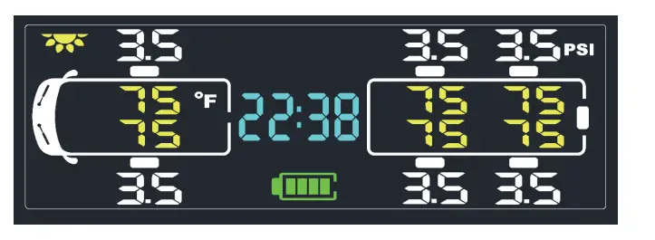 Hieha CZ-TYJC Wireless Tire Pressure Monitoring System-FIG1