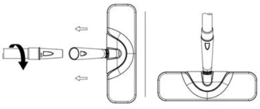 Kogan KASTKSTM06A 6-IN-1 STEAM STICK - main body