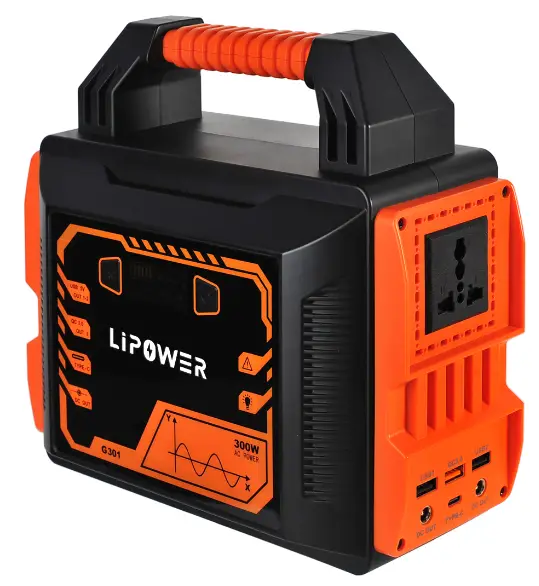 LiPOWER-PA300-Portable-Power-Station-product-image