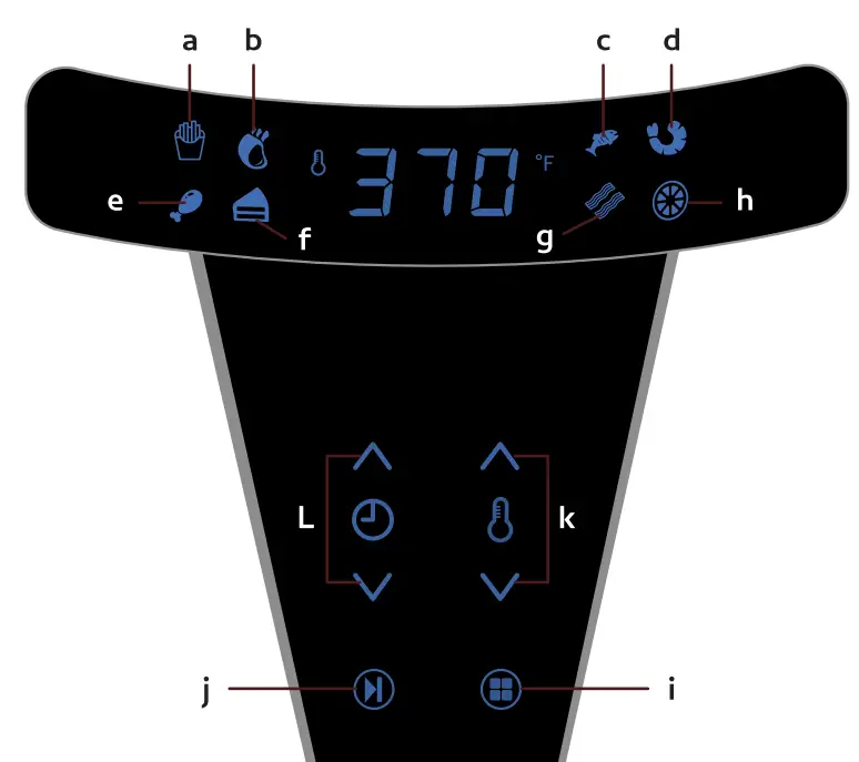 Aria 5QT Ceramic Digital Air Fryer-1