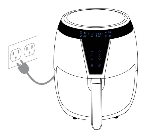 Aria 5QT Ceramic Digital Air Fryer-2