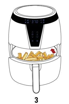 Aria 5QT Ceramic Digital Air Fryer-7