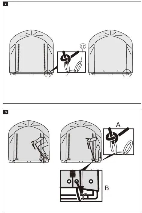 HAMRON 011240 Portable Garage Tent - fig 3