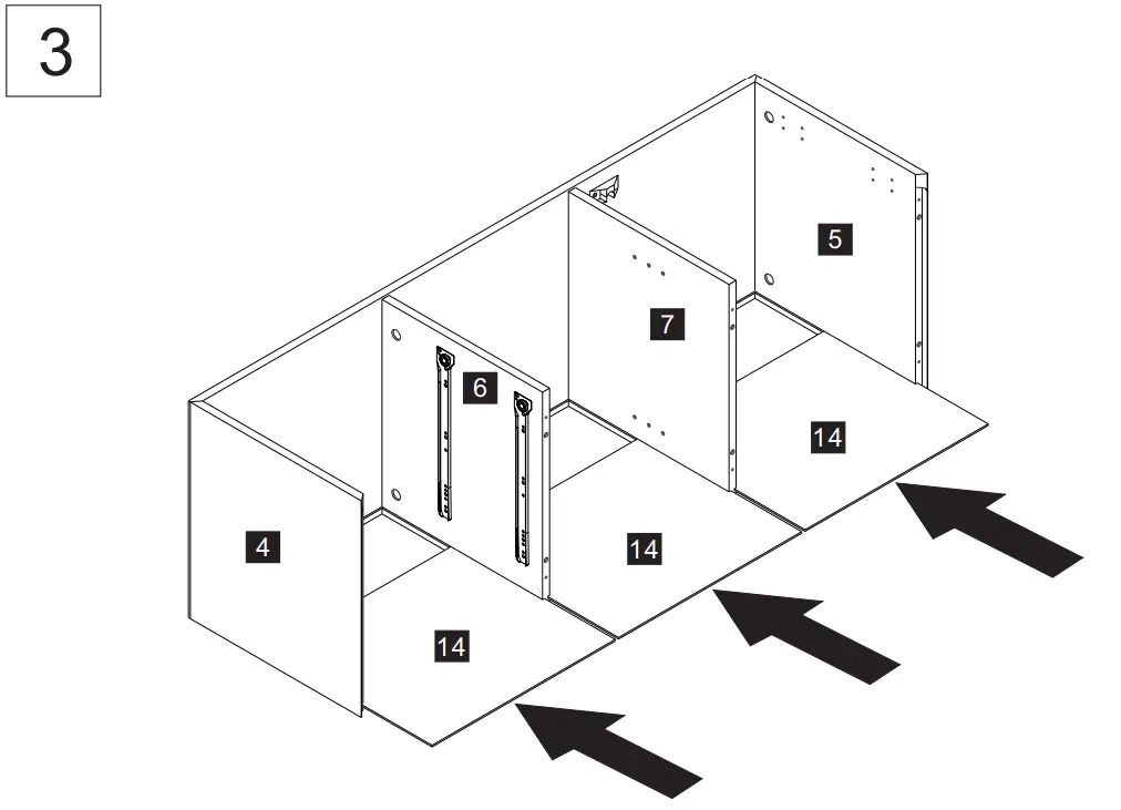 THE HOME DEPOT SW-DSG-GR-18 Gray Modern TV Stand - fig5