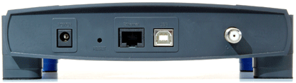 Back View of Linksys BEFCMU10v4