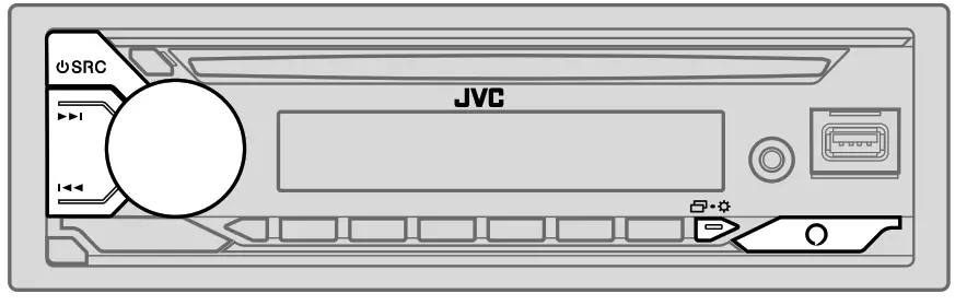 JVC KD T925BTS CD Receiver - FIG 1