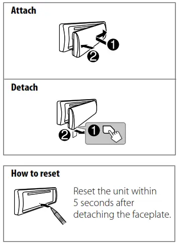 JVC KD T925BTS CD Receiver - FIG 1