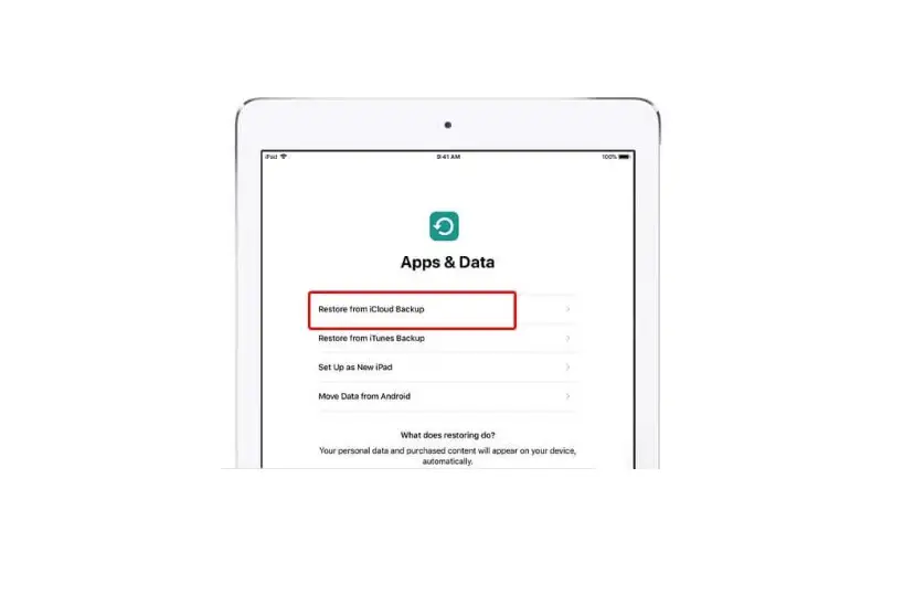 Restore All Content To Ipad From A Backup Restore All Content To Ipad From A Backup