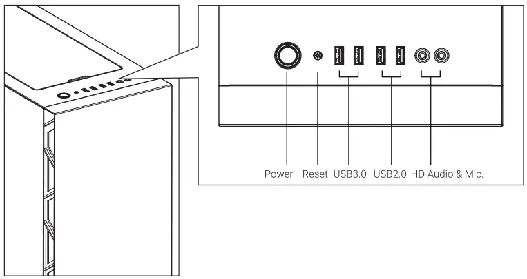 AeroCool Flo Mid Tower Case - fig 10