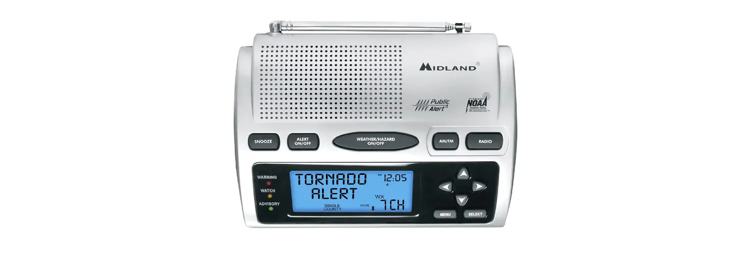 Midland - Wr300, Deluxe Noaa Emergency Weather Alert Radio-complete Feature Midland - Wr300, Deluxe Noaa Emergency Weather Alert Radio-complete Feature