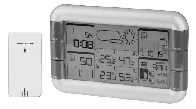 DIGITECH XC-0366 Wireless Weather Station With Outdoor Sensor