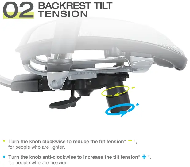 Backrest Tilt Tension