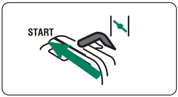 A-iPower AP5000 5000W REV00 Portable Generator Owner's Manual - Move the choke lever to the START position
