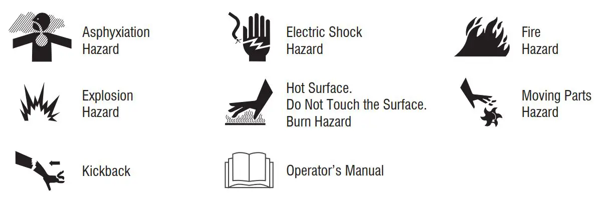 A-iPower AP5000 5000W REV00 Portable Generator Owner's Manual - Safety icon