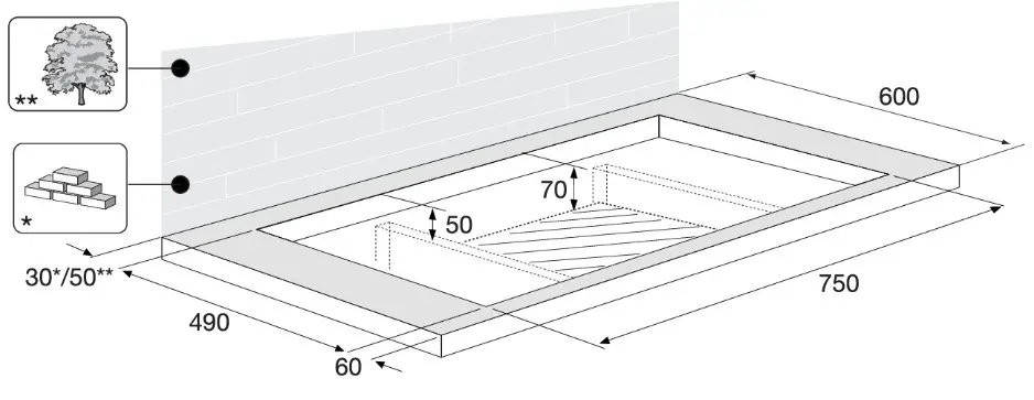 ASKO HG1825AB Gas Hob - Built in 2