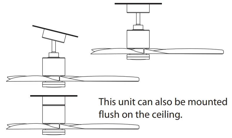 FORNO CF00200 Series Voice Activated Ceiling Fan - Fig 24