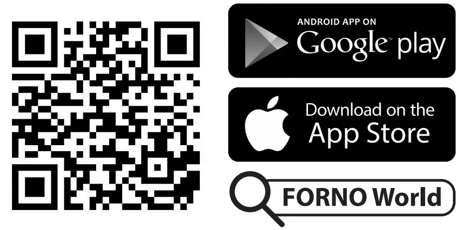 FORNO CF00200 Series Voice Activated Ceiling Fan - de