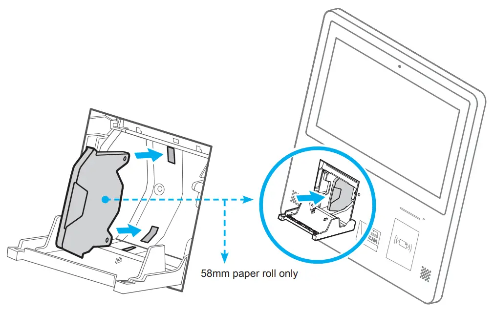 Changing the Thermal Roll Paper