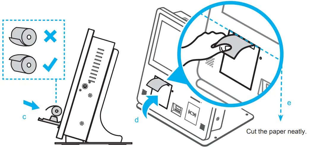 Changing the Thermal Roll Paper