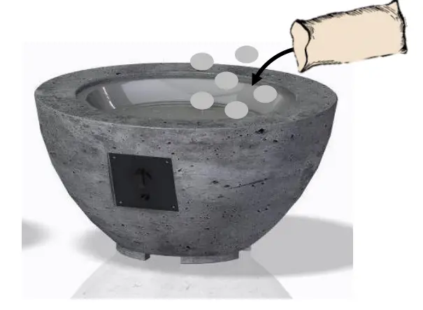 THE OUTDOOR GREATROOM COMPANY CV-30E Cove Edge Round Gas Fire Pit 13