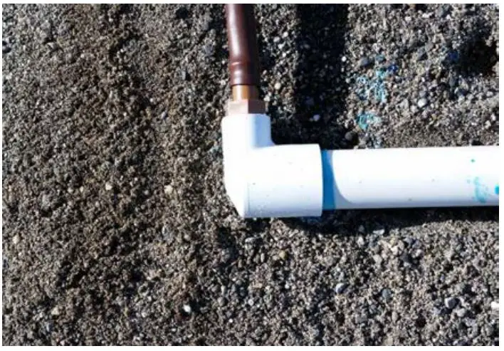 Oskar sewage treatment System Design - Manifold and blank tech line adapter and connection.