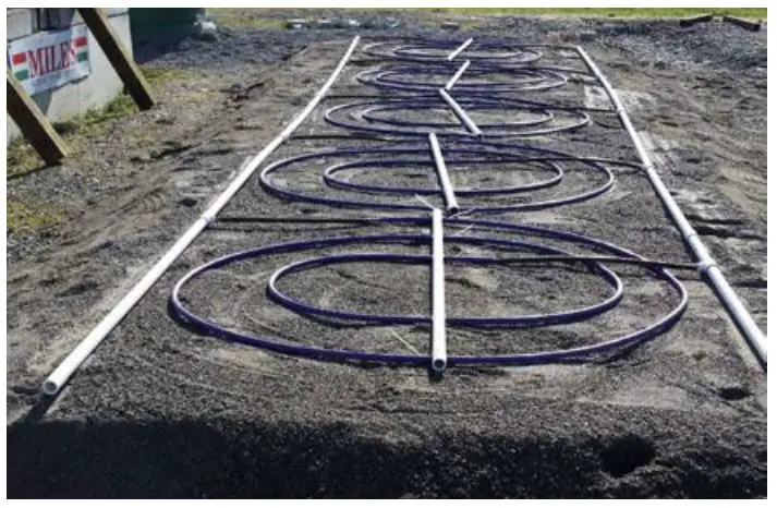 Oskar sewage treatment System Design - Manifolds and supply lines are 1” Sch 40 PVC