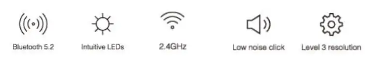 actto ABTM Series Wireless BT Dual Mouse - Product